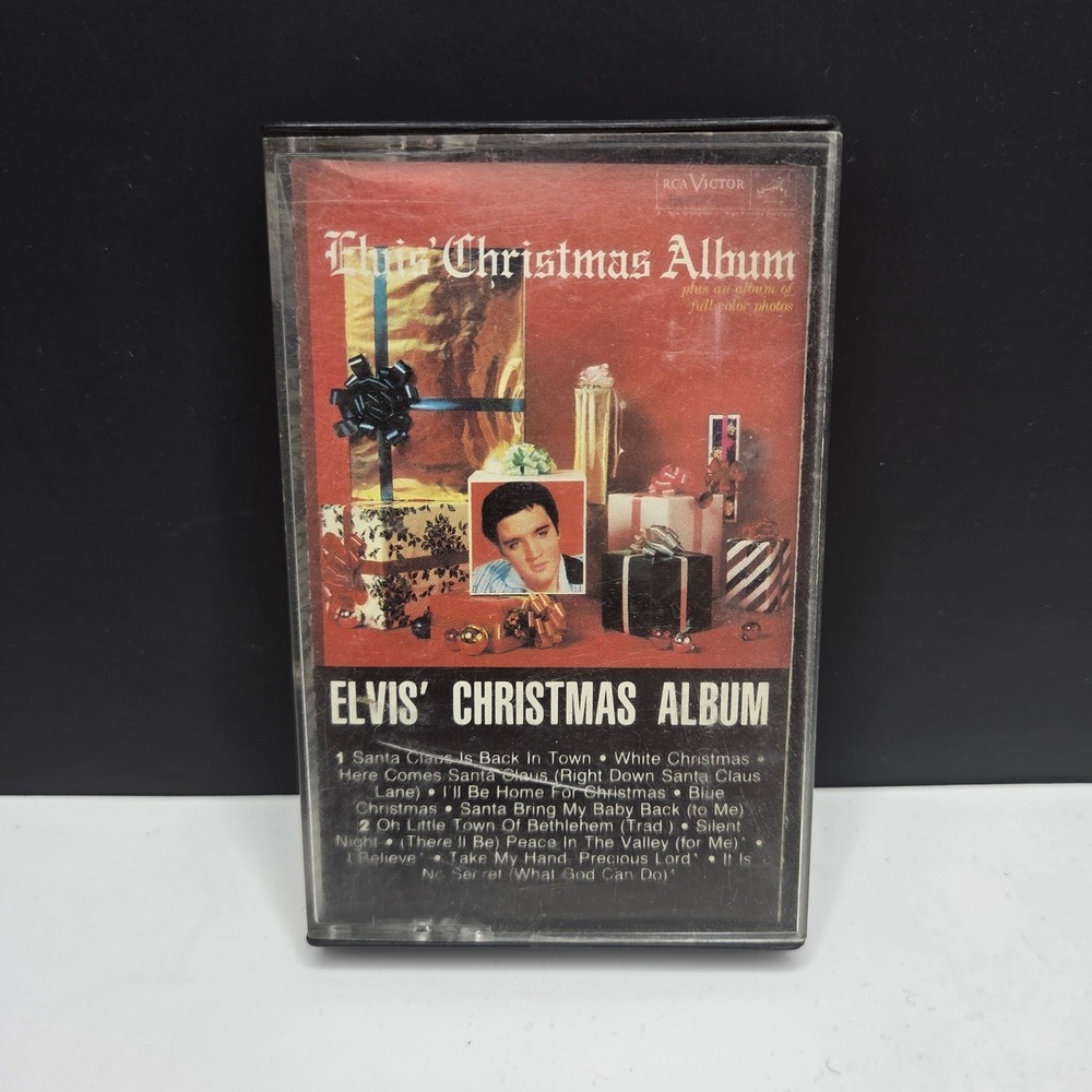 Elvis Presley Elvis' Christmas Album Cassette Tape RCA AFK1-5486 Blue Christmas